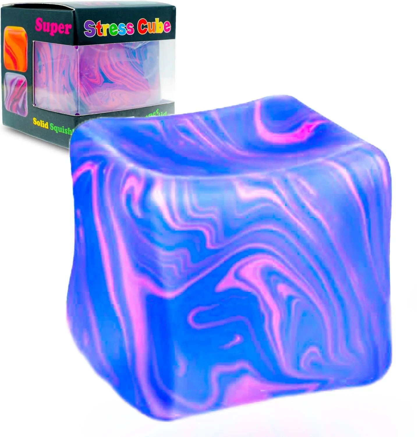 Marble Swirl Ice Cube - Slow Rising
