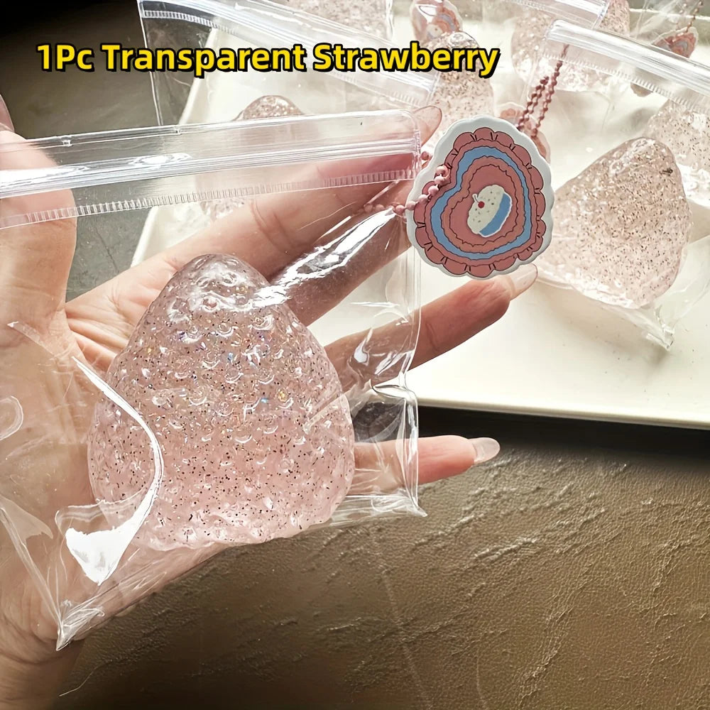 Jumbo Strawberry Squeeze Toy