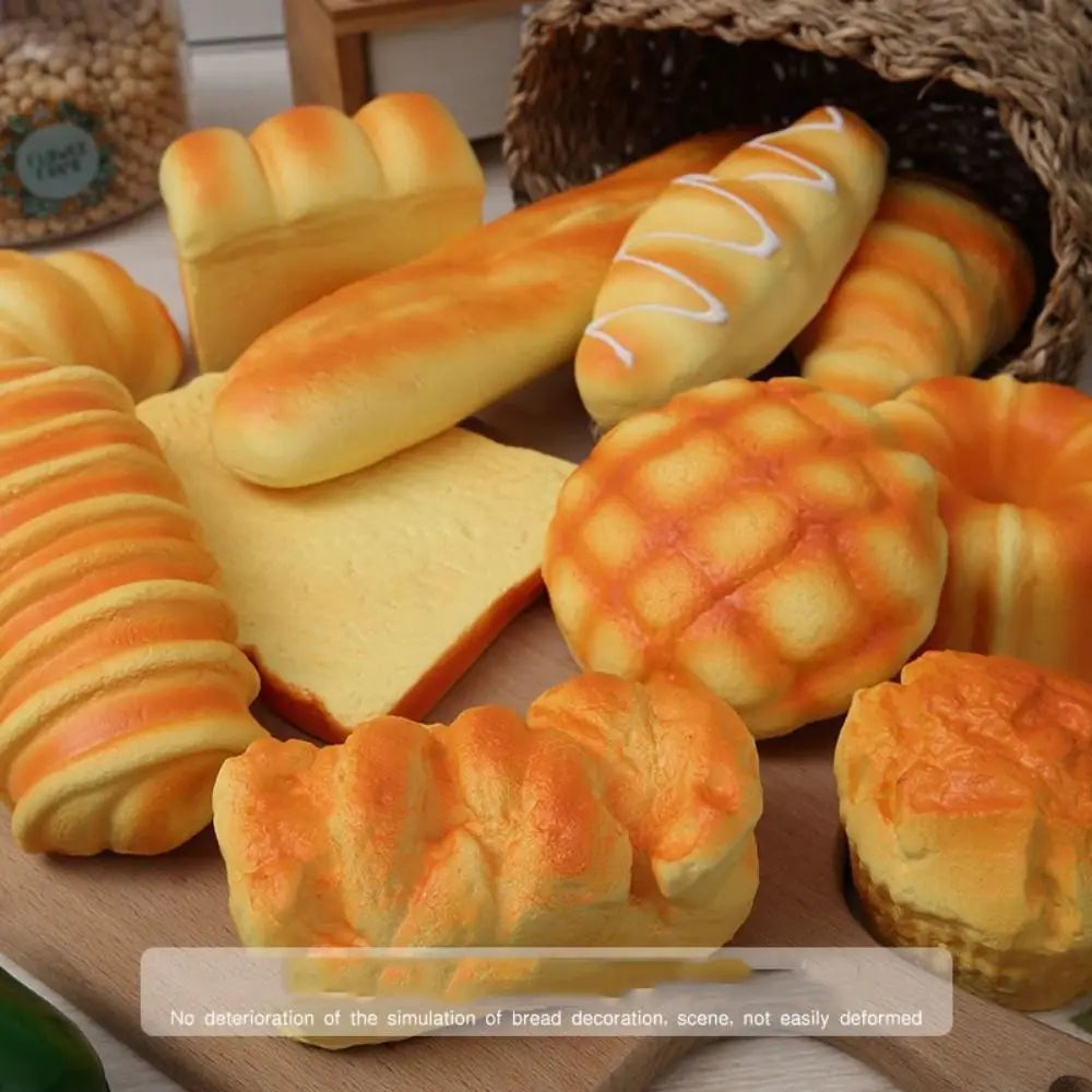 Bread & Donut Squishy – Slow Rise Stress Relief Toy