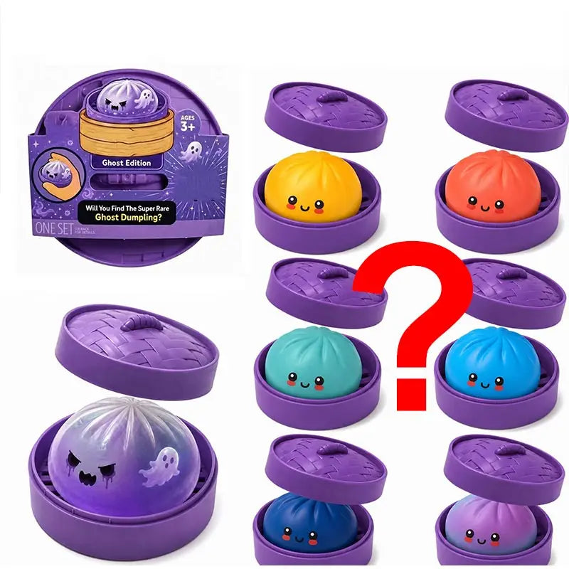 Halloween Ghost Dumpling Squishy Mystery Box